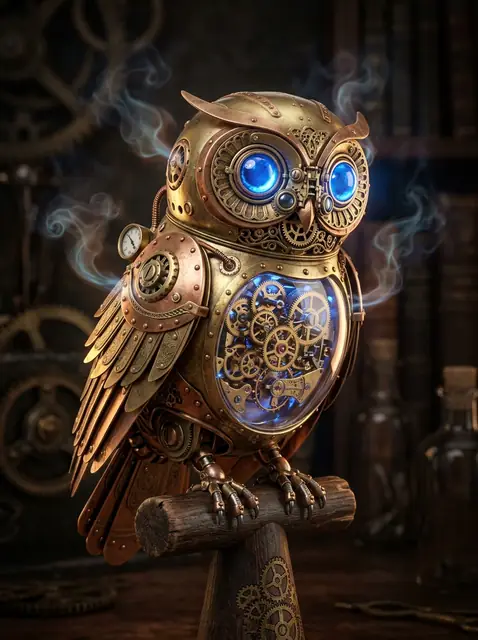 Mechanická sova Kiko